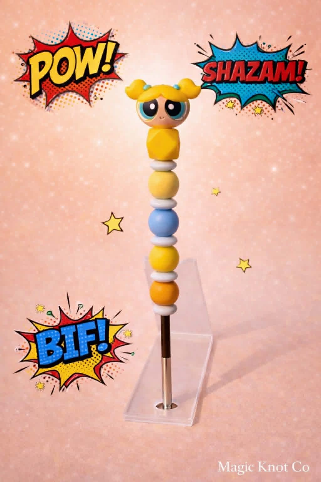 PowerPuff Girls 'Bubbles' Silicone Crochet Hook